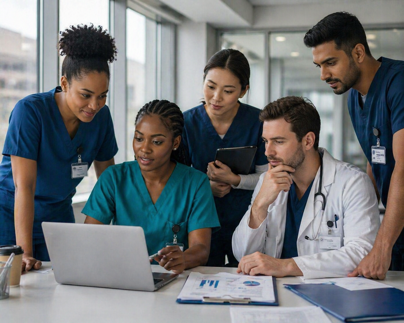 Healthcare professional at work
